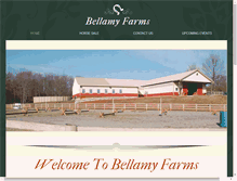 Tablet Screenshot of bellamyfarms.com
